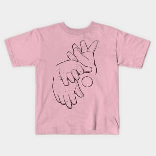 the first gentle touch of your newborn baby Kids T-Shirt